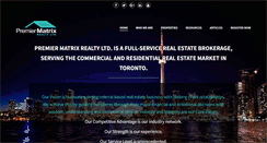 Desktop Screenshot of premiermatrixrealty.com